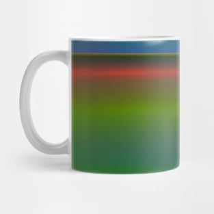 pink green orange texture art Mug